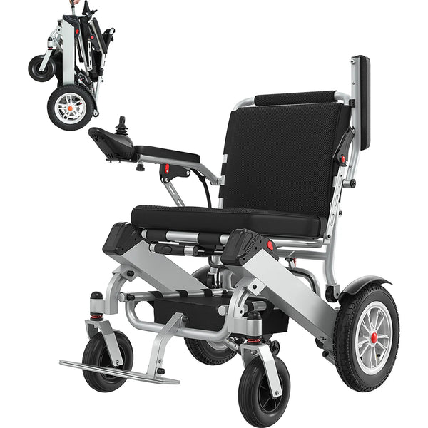 Lightweight Folding Electric Wheelchair — Indoor & Outdoor Power Chair | StandSupport