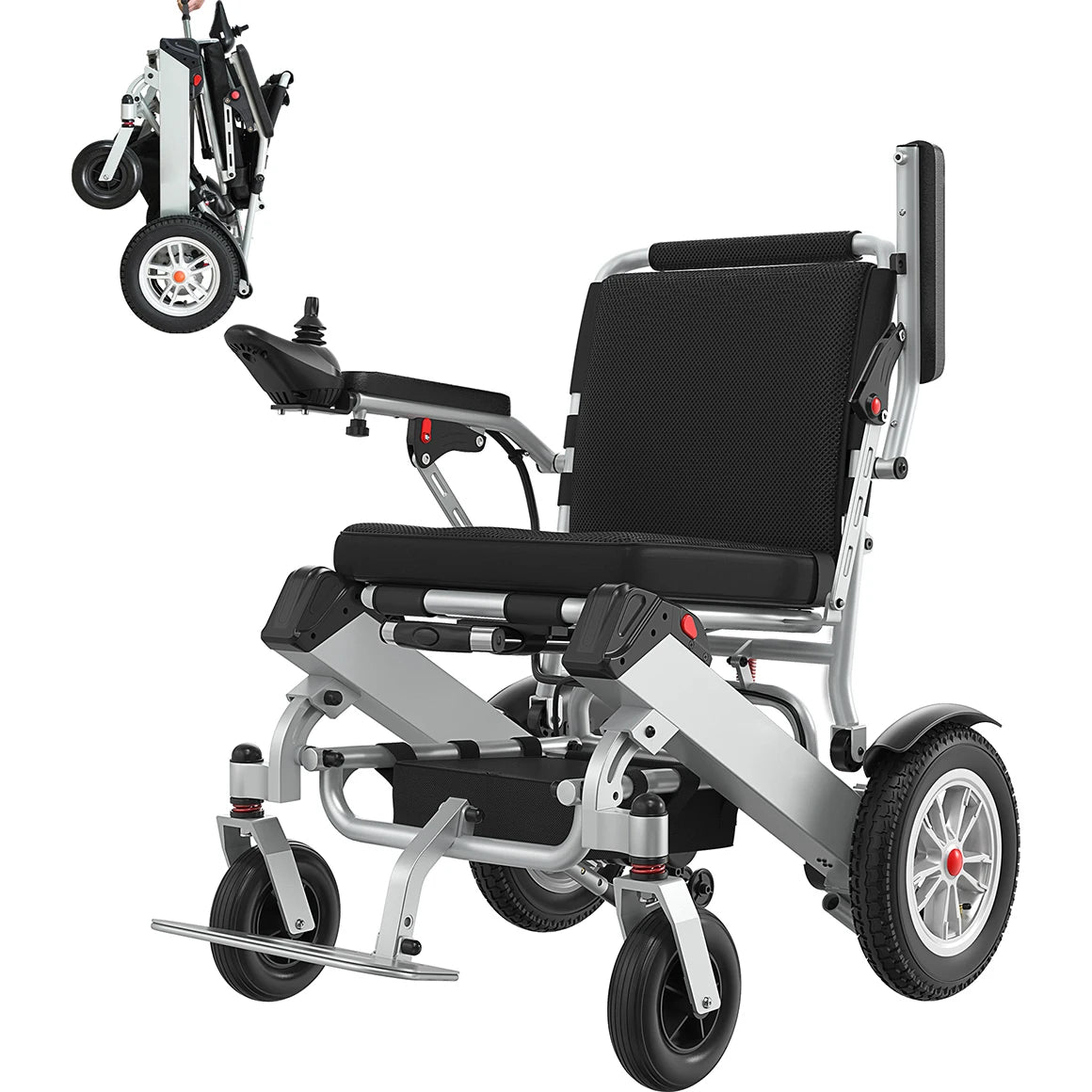Lightweight Folding Electric Wheelchair — Indoor & Outdoor Power Chair | StandSupport