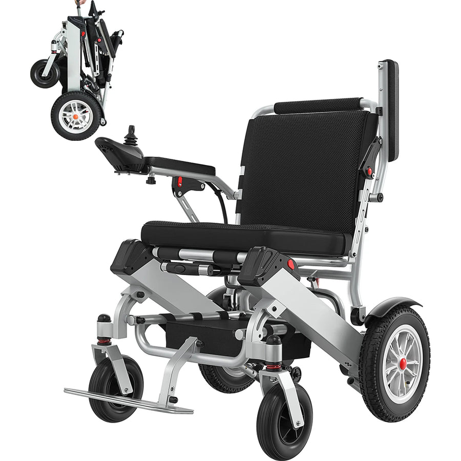 Lightweight Folding Electric Wheelchair — Indoor & Outdoor Power Chair | StandSupport