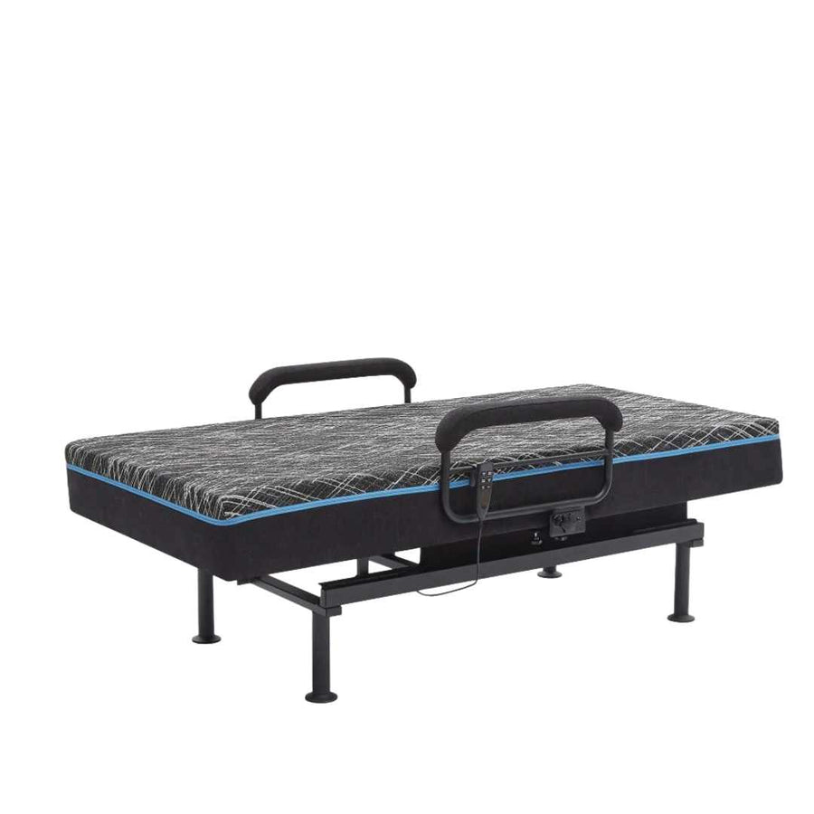 Adjustable Bed for Seniors — Motorized Sleep-to-Stand Bed with CertiPUR-US Mattress