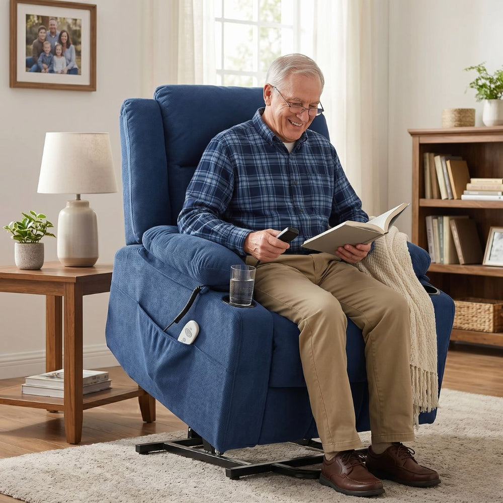 Power Lift Recliner Chair for Seniors — Motorized Lift Chair with Remote Control