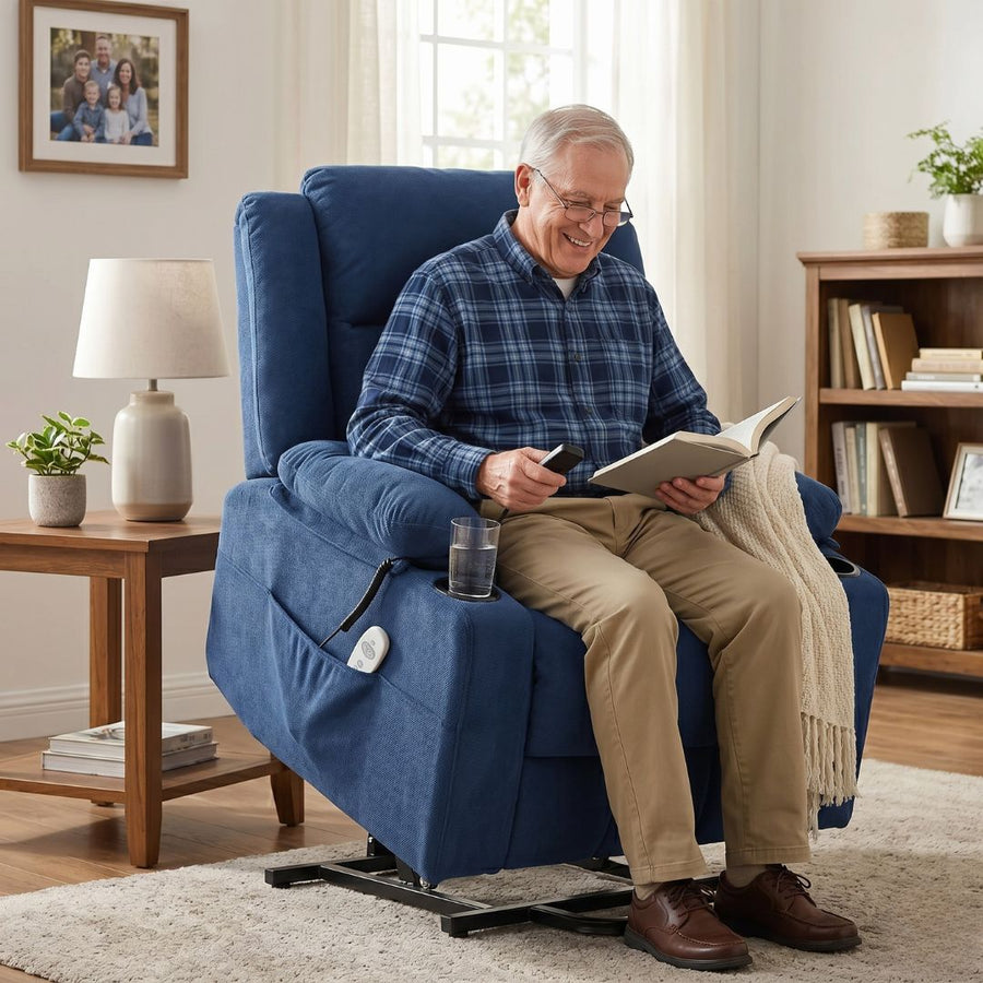 Power Lift Recliner Chair for Seniors — Motorized Lift Chair with Remote Control