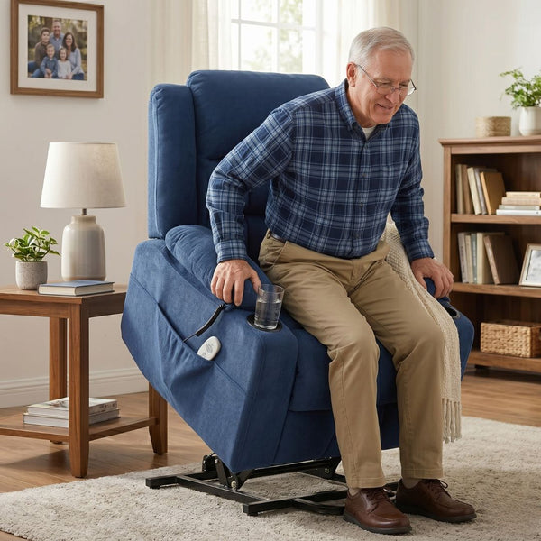 Power Lift Recliner Chair for Seniors — Motorized Lift Chair with Remote Control